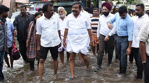 திருப்புகழ் குழு பரிந்துரைத்தபடி பணி முடிந்த இடங்களில் பாதிப்பில்லை; 3 சுரங்கப் பாலங்களில் தண்ணீர் தேக்கம்: அமைச்சர் கே.என்.நேரு தகவல்