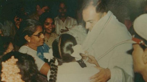 ராஜீவ் காந்தி படுகொலைக்கு முன்பாக எடுக்கப்பட்ட புகைப்படம்