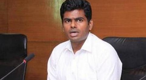 பாஜக மாநிலத் தலைவர் அண்ணாமலை | கோப்புப் படம்.