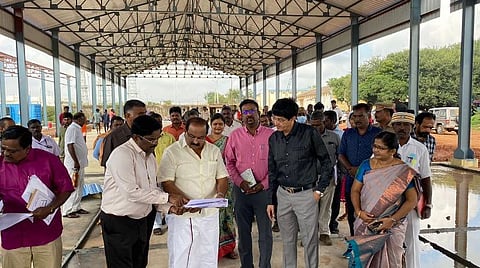 ஆய்வு செய்த உணவுத் துறை அமைச்சர்