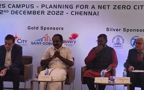 கூட்டத்தில் கலந்துகொண்ட அமைச்சர் மெய்யநாதன்
