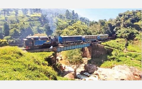 குன்னூர் - மேட்டுப்பாளையம் இடையே - மலை ரயில் டீசல் இன்ஜின் சோதனை ஓட்டம்