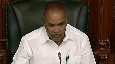 பேரவையில் பேசிய பேரவைத் தலைவர் அப்பாவு |