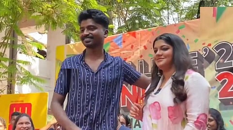 அபர்ணா பாலமுரளியிடம் அத்துமீறல் - மன்னிப்புக் கேட்ட மாணவர் சங்கம்