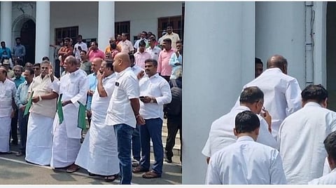 காத்திருக்க வைத்ததால் டென்ஷன் ஆன புதுச்சேரி முதல்வர் ரங்கசாமி - சமாதானப்படுத்திய அமைச்சர்