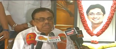 செய்தியாளர் சந்திப்பில் ஈவிகேஎஸ் இளங்கோவன்