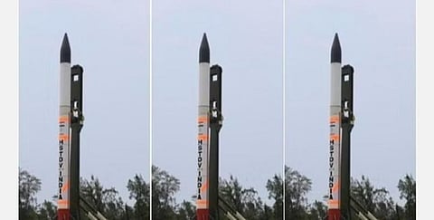 ஒலியைவிட 5 மடங்கு வேகத்தில் செல்லும் ஹைப்பர்சோனிக் ஏவுகணை 3-வது முறை சோதனை