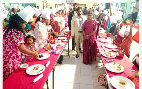 ராஜபாளையம் தொழில் வர்த்தக சங்கத்தில் நடைபெற்ற பாரம்பரிய உணவுத் திருவிழா.