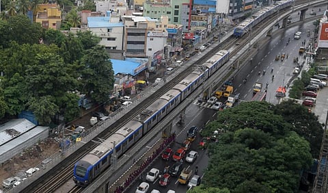 சென்னை மெட்ரோ ரயில் | கோப்புப் படம்