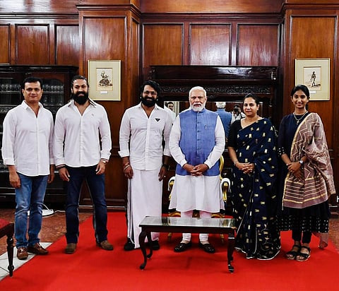 பிரதமர் மோடியுடன் யஷ், ரிஷப் ஷெட்டி சந்திப்பு