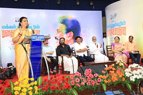முதல்வர் ஸ்டாலினின் மிகப்பெரிய எதிரி யார் தெரியுமா? - பிறந்தநாள் விழாவில் அமைச்சர் ரோஜா ருசிகரம்