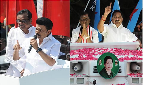 திமுக மற்றும் அதிகமு வேட்பாளர்கள்