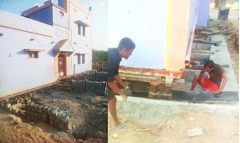விருதுநகர்: வீட்டை இடிக்காமல் ஜாக்கியால் 12 அடி நகர்த்திய விவசாயி
