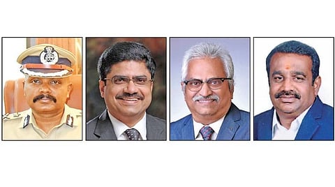 வே.பாலகிருஷ்ணன், டி.ராஜ்குமார், ஜி.அருள்மொழி, எம்.ஜெயபால்