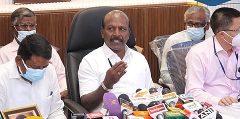 சென்னையில் நடந்த செய்தியாளர்கள் சந்திப்பில் அமைச்சர் மா.சுப்பிரமணியன்