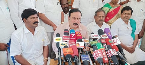 தருமபுரியில் அன்புமணி பேட்டி.