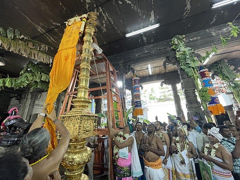 பழநியில் கொடியேற்றத்துடன் தொடங்கியது பங்குனி உத்திரத் திருவிழா: ஏப்.4-ல் தேரோட்டம்