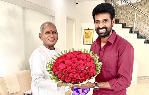 இளையராஜாவுடன் சூரி