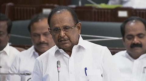 சட்டத் துறை அமைச்சர் ரகுபதி