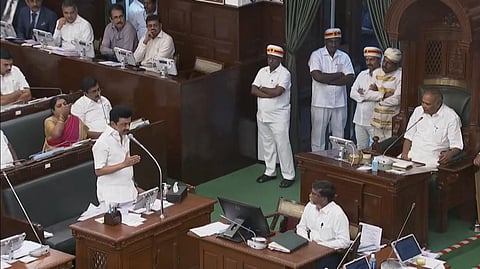 பேரவையில் விளக்கம் அளித்த முதல்வர் ஸ்டாலின்.