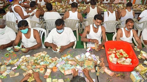 திருவண்ணாமலை கோயிலில் ரூ.2.07 கோடி உண்டியல் காணிக்கை