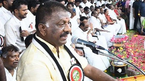 'பழனிசாமியின் நம்பிக்கை துரோகத்துக்கு சாவுமணி அடிக்க வேண்டும்' - திருச்சி மாநாட்டில் ஓ.பன்னீர்செல்வம்