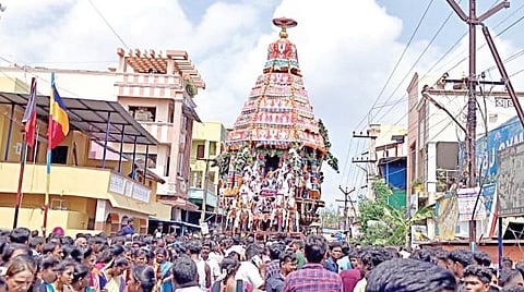 காஞ்சிபுரம் மாவட்டம் ஸ்ரீபெரும்புதூரில் ராமானுஜரின் 1006-வது அவதார திருவிழாவை முன்னிட்டு தேரோட்டம் நடைபெற்றது.