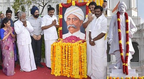 தமிழக அரசு சார்பில் அமைச்சர்கள் மரியாதை