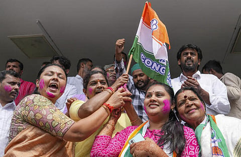 Karnataka Election Results| 12 மணி நிலவரம்: 120 தொகுதிகளில் காங்கிரஸ் முன்னிலை