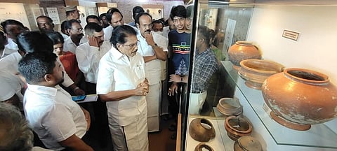 வெம்பக்கோட்டை அகழாய்வில் கிடைத்த பொருட்களுக்கான கண்காட்சி திறப்பு