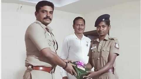 கும்பகோணம் பெண் போலீஸாருக்கு முதன் முதலாக நட்சத்திர காவலர் விருது