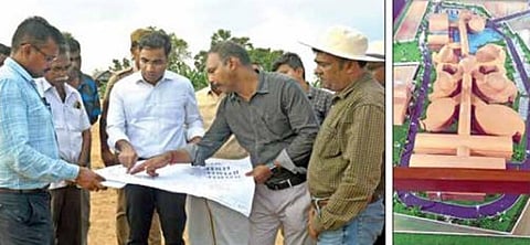 ஆதிச்சநல்லூரில் அமையவுள்ல உலகத்தரம் வாய்ந்த அருங்காட்சியகத்தின் மாதிரி வடிவம். படம்: என்.ராஜேஷ்.