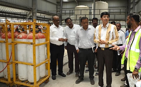 மாநகராட்சி ஆணையர் ஆய்வு
