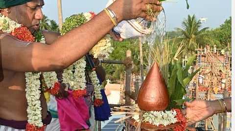 கும்பகோணம் | திங்களூரிலுள்ள பெருமாள் கோயில்களில் கும்பாபிஷேகம்