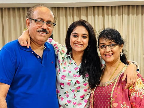 "அவர்கள் இருவரும் நல்ல நண்பர்கள்"- திருமண வதந்திக்கு கீர்த்தி சுரேஷின் தந்தை விளக்கம்