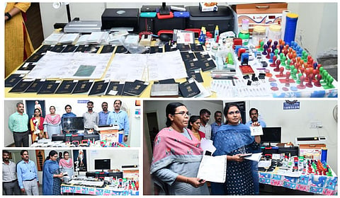 சென்னையில் போலி பாஸ்போர்ட் தயாரிக்கும் கும்பலைச் சேர்ந்த 3 பேரை கைது செய்த போலீஸார் அவர்களிடமிருந்து போலி பாஸ்போர்ட் உள்ளிட்டவைகளை பறிமுதல் செய்தனர்