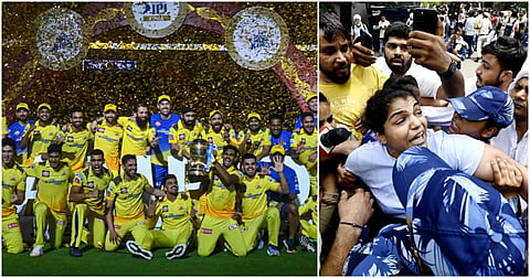 “உங்களுக்காவது குறைந்தபட்ச மரியாதையும் அன்பும் கிடைப்பதில் மகிழ்ச்சி” - தோனிக்கு சாக்ஷி மாலிக் வாழ்த்து
