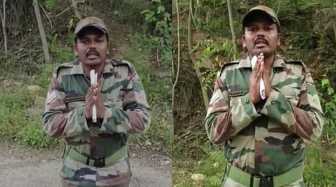 திருவண்ணாமலை அருகே மனைவியை தாக்கியதாக புகார் - ராணுவ வீரரின் குற்றச்சாட்டுக்கு எஸ்பி மறுப்பு