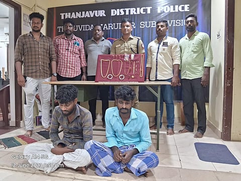 தஞ்சை | தொடர் திருட்டில் ஈடுபட்ட 3 பேர் கைது: 24 பவுன் நகைள் மீட்பு