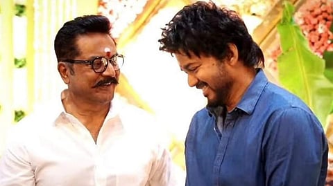“யார் அரசியலுக்கு வந்தாலும் மகிழ்ச்சி” - விஜய் குறித்து சரத்குமார் கருத்து