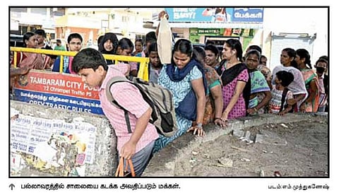 பல்லாவரம் சாலையில் சிக்னல் அமைப்பதில் என்ன சிக்கல்?