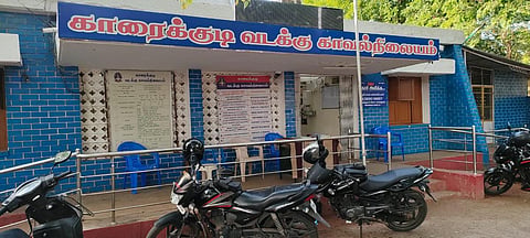 முதல்வர் கோப்பைக்கு தேர்வான காரைக்குடி வடக்கு காவல்நிலையம்.