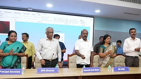 அரசு மருத்துவமனைகளில் மருந்துகள் விநியோக மேலாண்மை அமைப்பு - சுகாதாரத் துறை அமைச்சர் தொடங்கிவைத்தார்