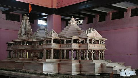 ராமர் கோயில் மாதிரி