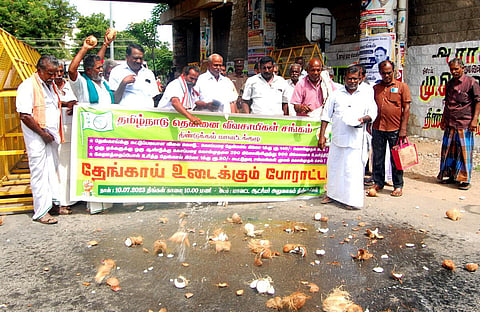 தென்னைய வளர்த்தா கண்ணீரா? - புலம்பும் தமிழக விவசாயிகள்