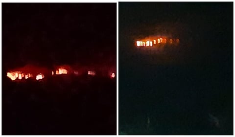 சதுரகிரி மலையில் பரவிய காட்டுத் தீ