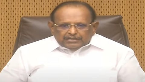 சென்னையில் செய்தியாளர்களைச் சந்தித்த அமைச்சர் ரகுபதி