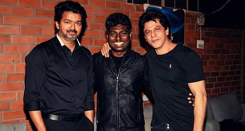 அட்லீ - ஷாருக்கானின் ‘ஜவான்’ படத்தில் சிறப்புத் தோற்றத்தில் விஜய்!
