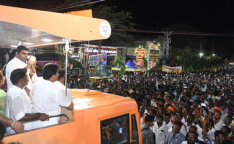 ராமநாதபுரம் தொகுதியிலிருந்து பாஜக வேட்பாளர் நாடாளுமன்றம் செல்ல வேண்டும் - அண்ணாமலை பேச்சு