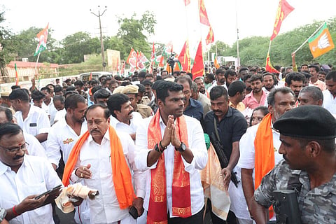 திமுக நடைபயணத்துக்கு 'என் மகன் என் பேரன்' என்றே பெயர் வைப்பார்கள் - அண்ணாமலை